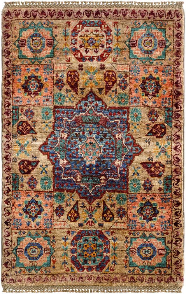 2' 2 x 3' 3 Hand Knotted Mamluk Ziegler Rug