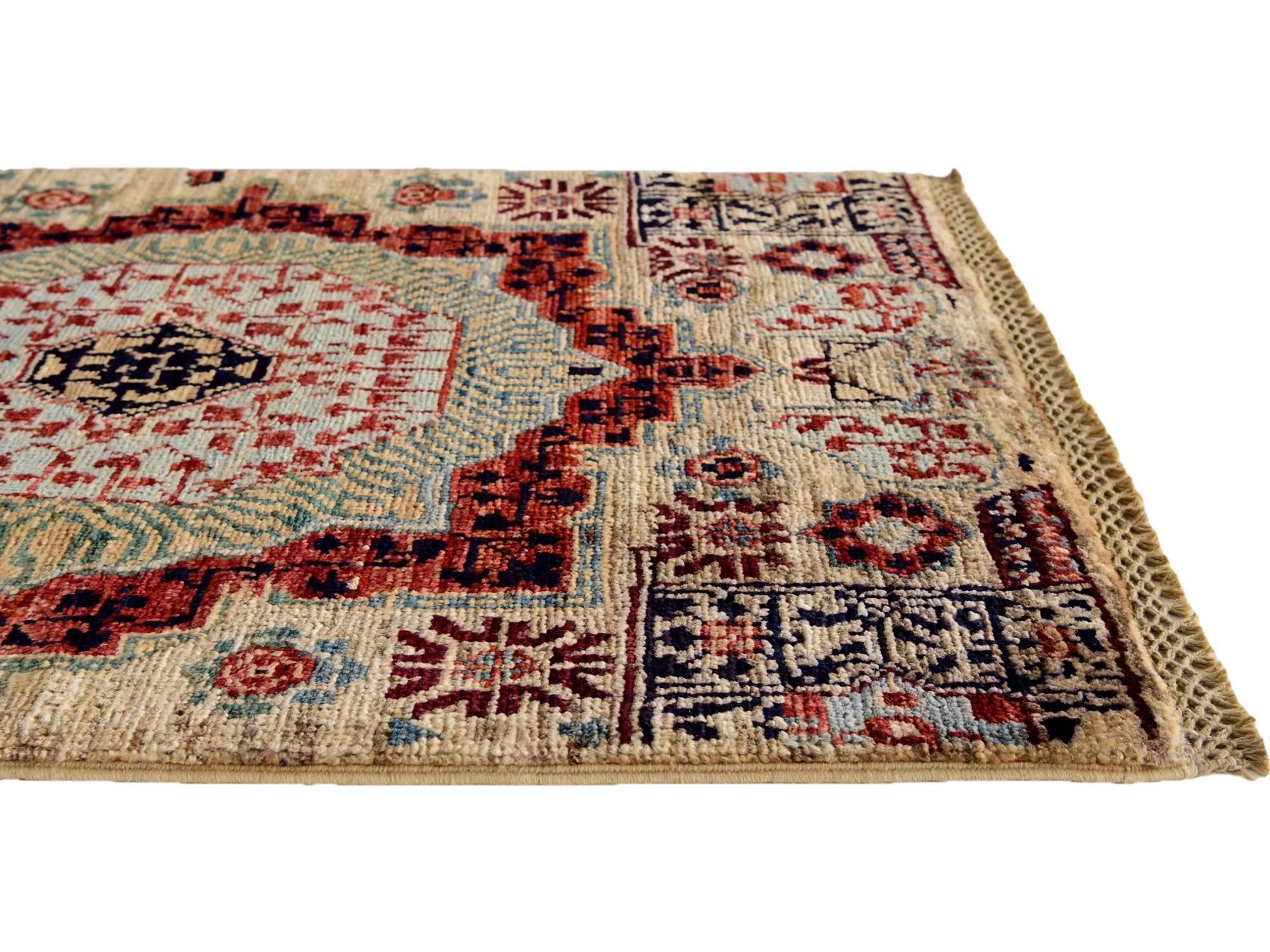 2' x 3' 1 Hand Knotted Mamluk Ziegler Rug