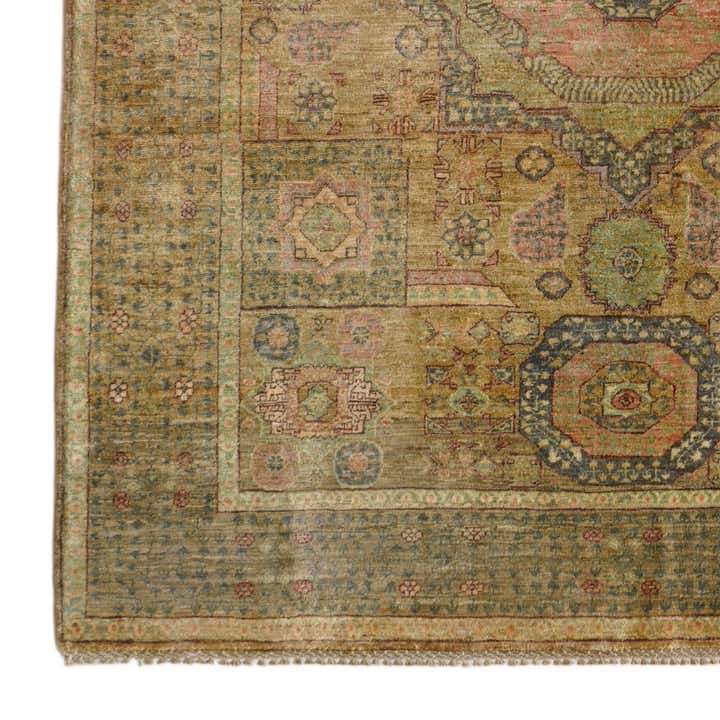 5' 1 x 6' 5 Hand Knotted Mamluk Ziegler Rug