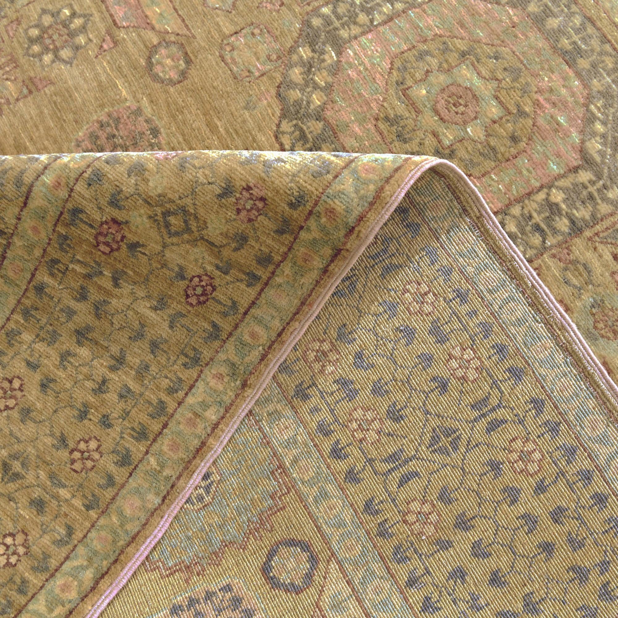 5' 1 x 6' 5 Hand Knotted Mamluk Ziegler Rug