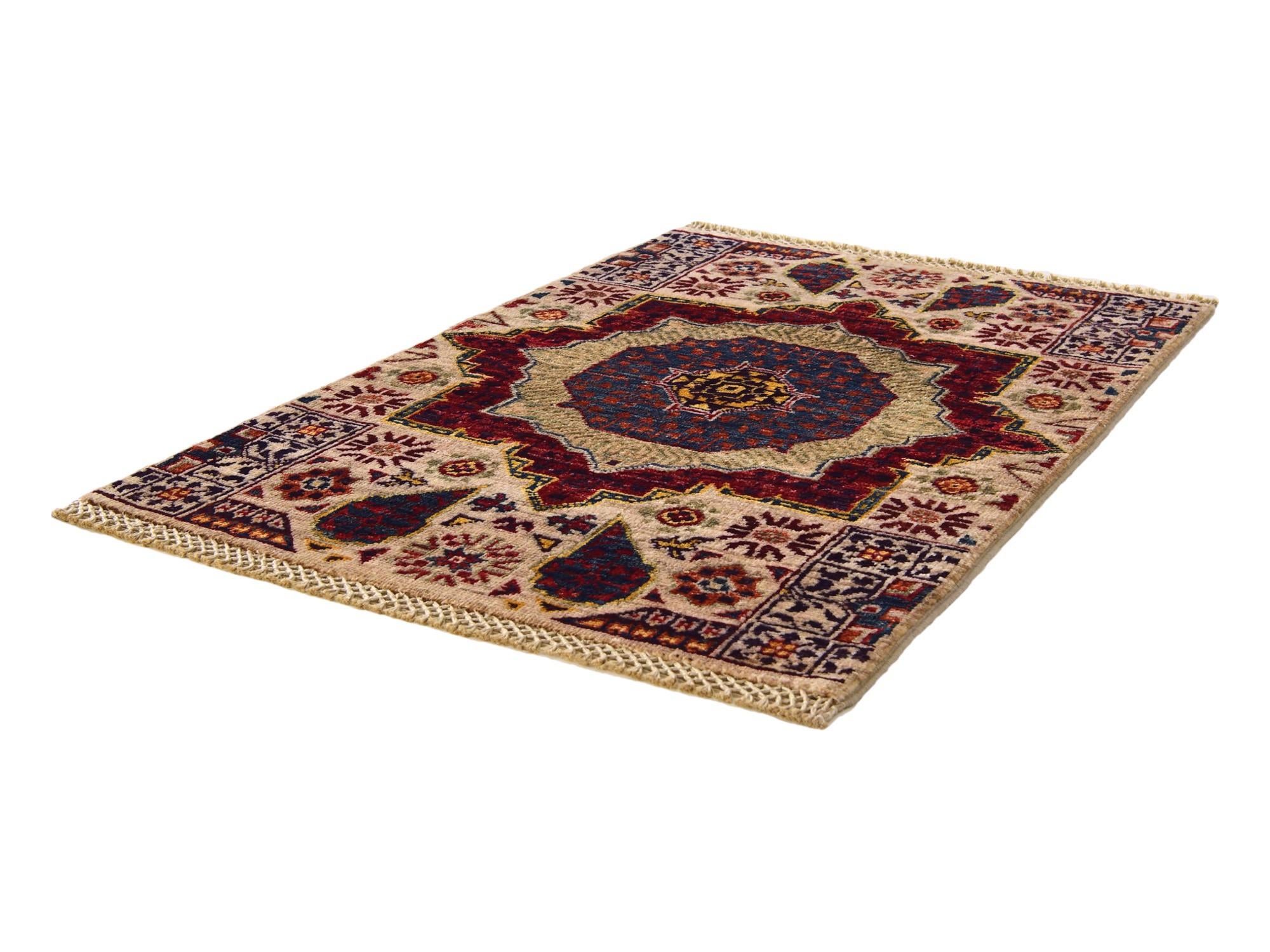 2' x 2' 11 Hand Knotted Mamluk Ziegler Rug