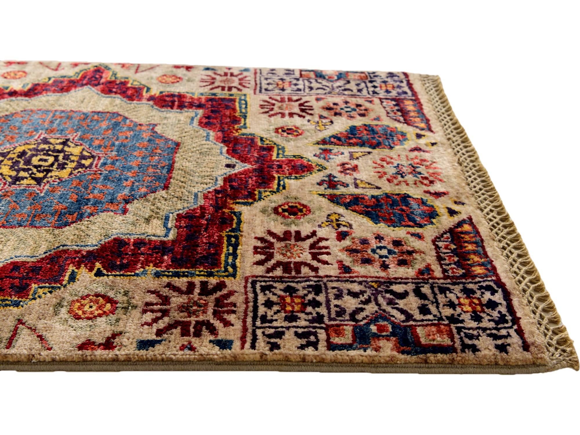 2' x 2' 11 Hand Knotted Mamluk Ziegler Rug