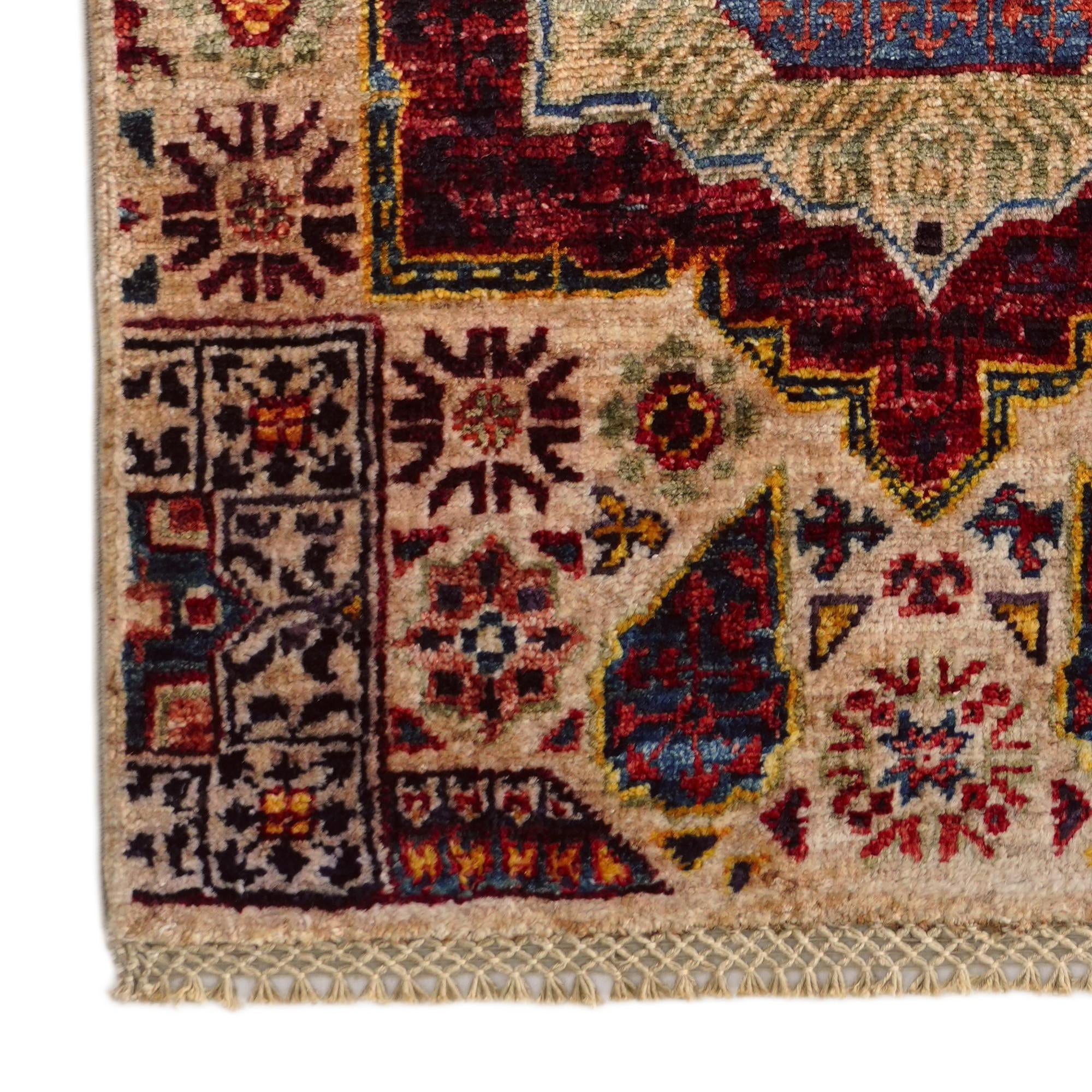 2' x 2' 11 Hand Knotted Mamluk Ziegler Rug