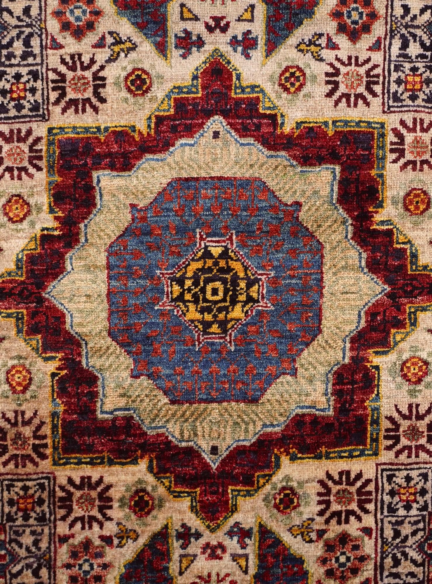 2' x 2' 11 Hand Knotted Mamluk Ziegler Rug