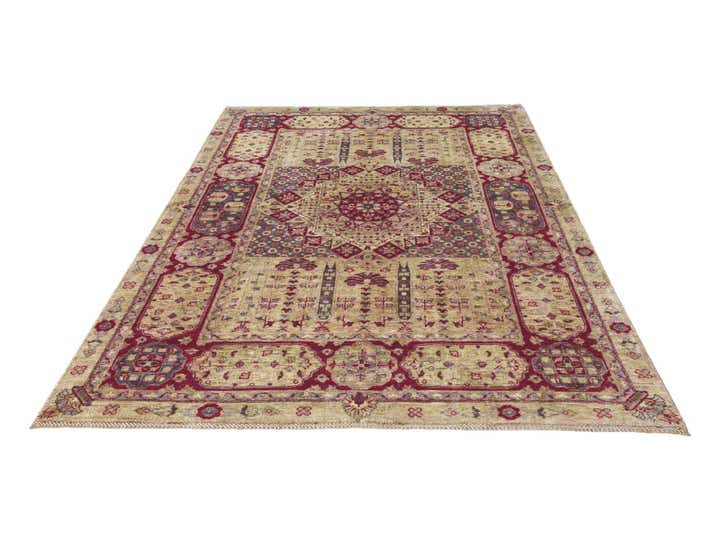 6' 1 x 8' 10 Hand Knotted Mamluk Ziegler Rug
