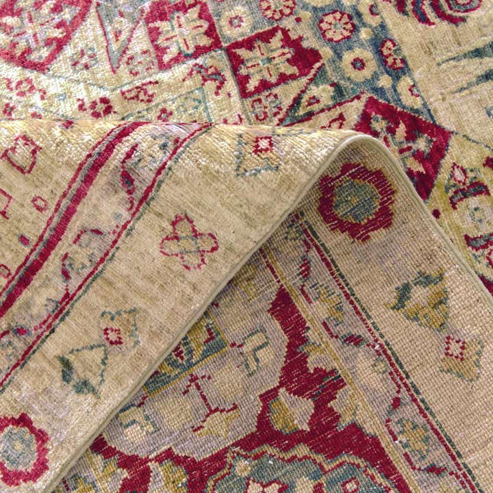 6' 1 x 8' 10 Hand Knotted Mamluk Ziegler Rug