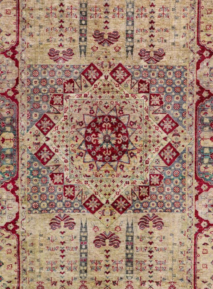 6' 1 x 8' 10 Hand Knotted Mamluk Ziegler Rug