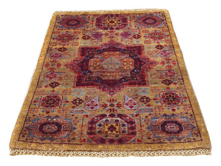 Detail image of 2' x 3' 2 Hand Knotted Mamluk Ziegler Rug