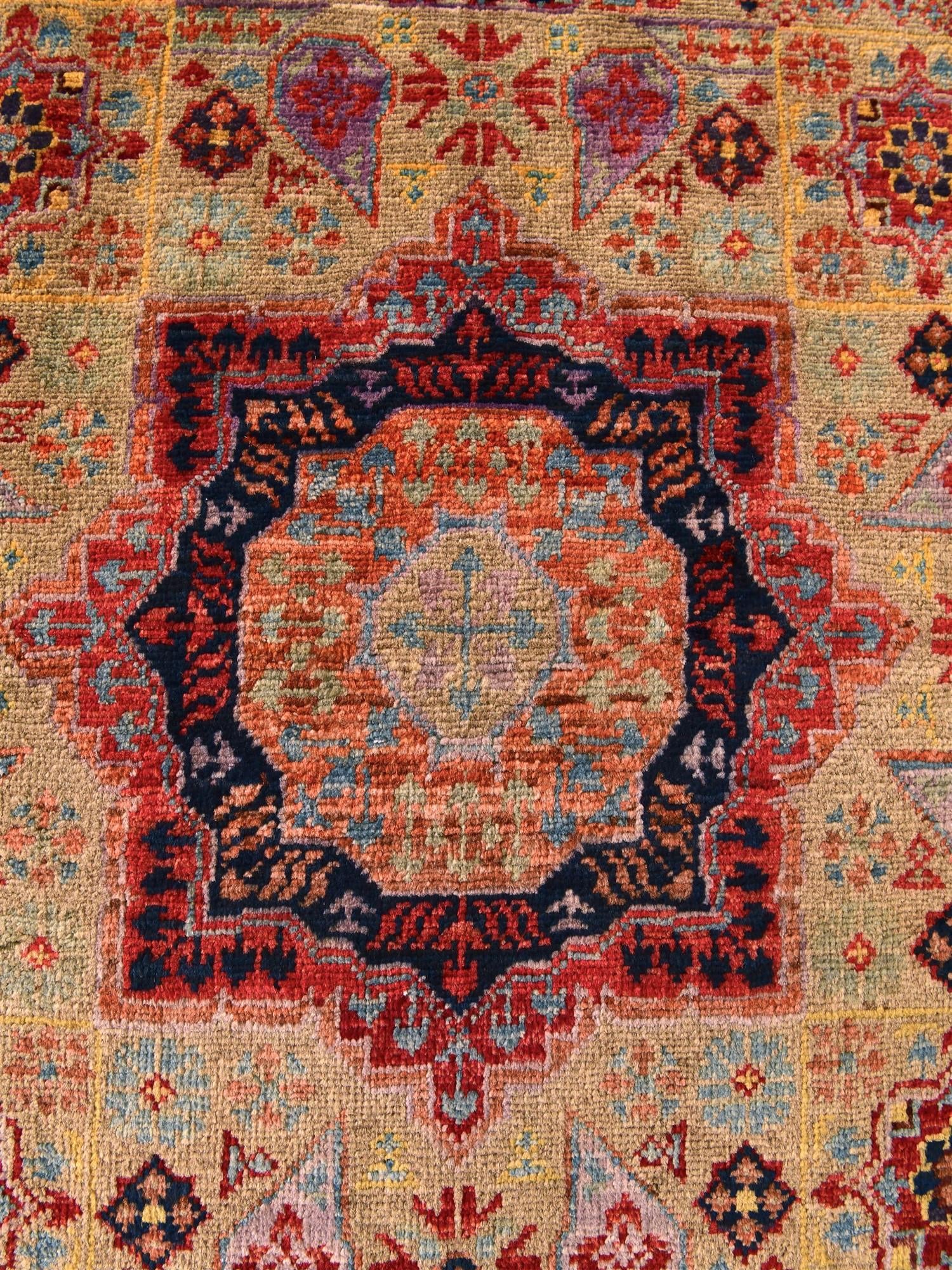 2' x 3' 2 Hand Knotted Mamluk Ziegler Rug