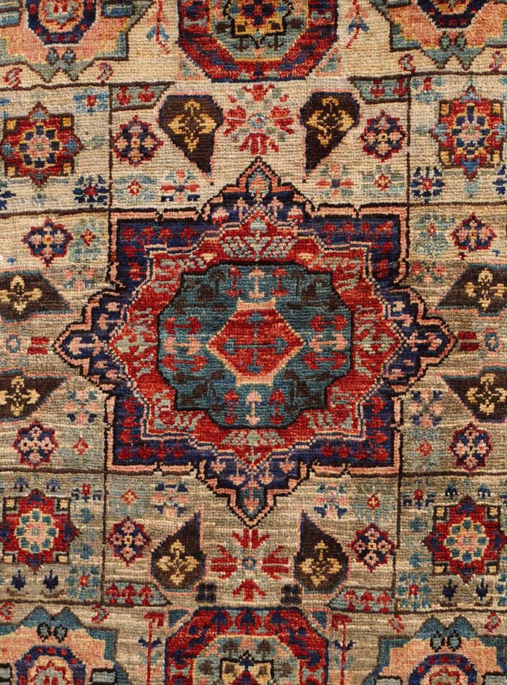 2' x 2' 11 Hand Knotted Mamluk Ziegler Rug