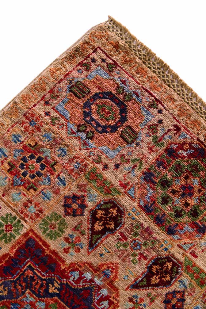 2' x 3' 4 Hand Knotted Mamluk Ziegler Rug