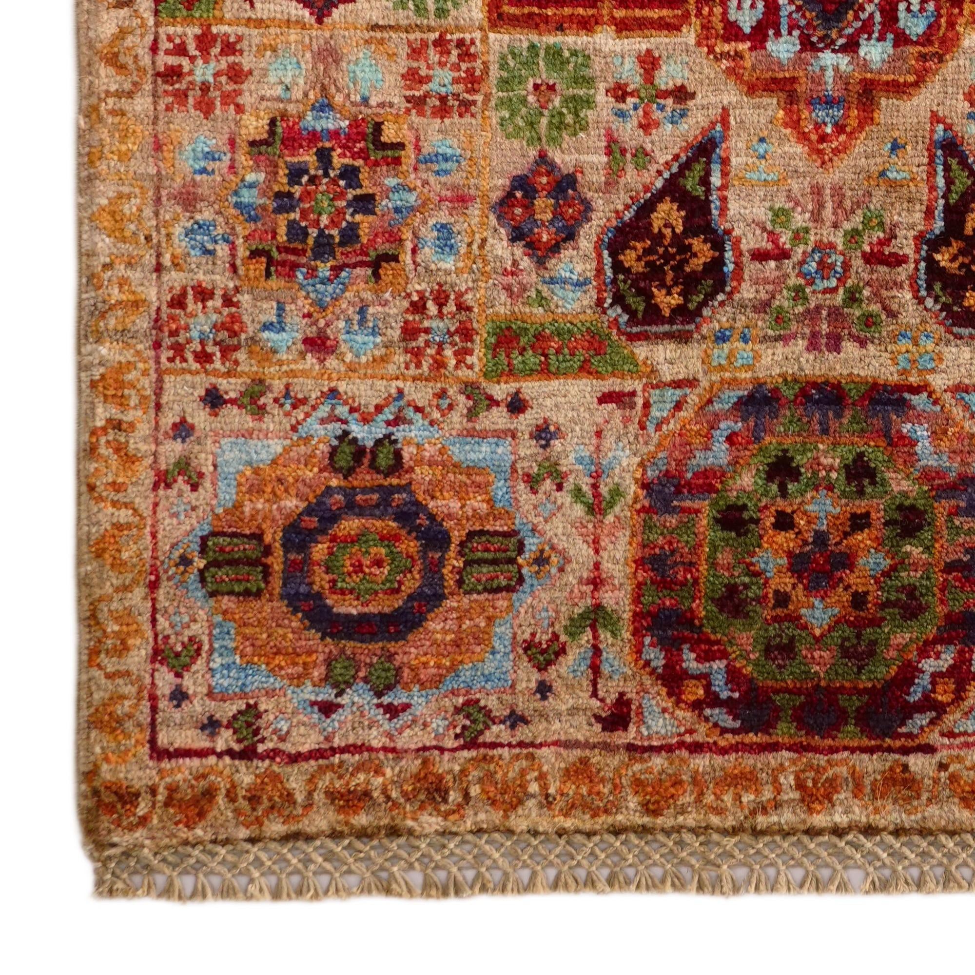 2' x 3' 4 Hand Knotted Mamluk Ziegler Rug