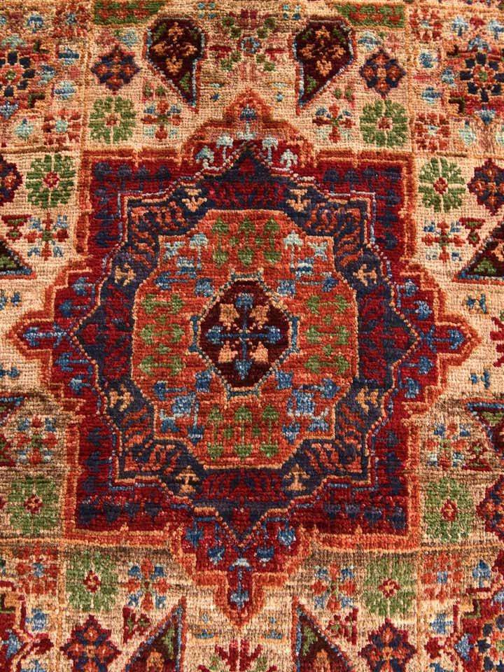 2' x 3' 4 Hand Knotted Mamluk Ziegler Rug