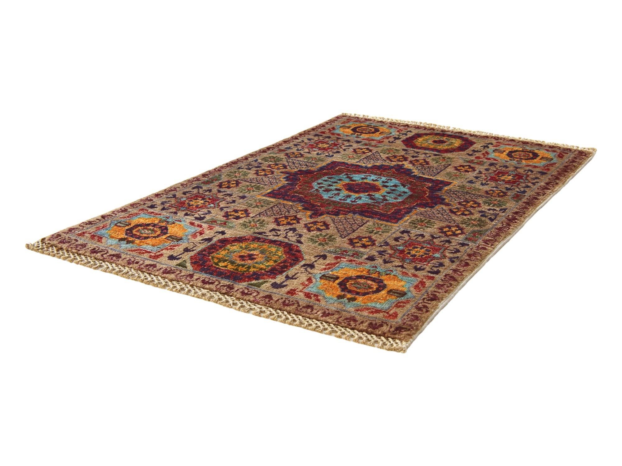 1' 11 x 2' 11 Hand Knotted Mamluk Ziegler Rug
