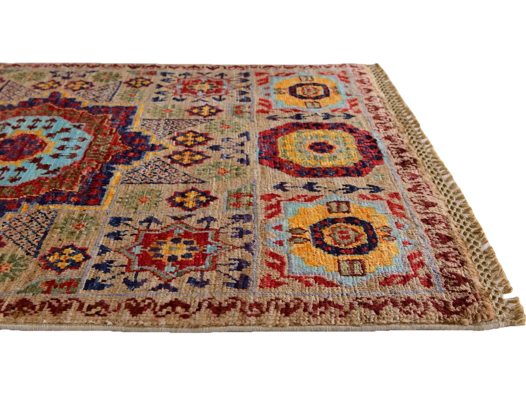 1' 11 x 2' 11 Hand Knotted Mamluk Ziegler Rug