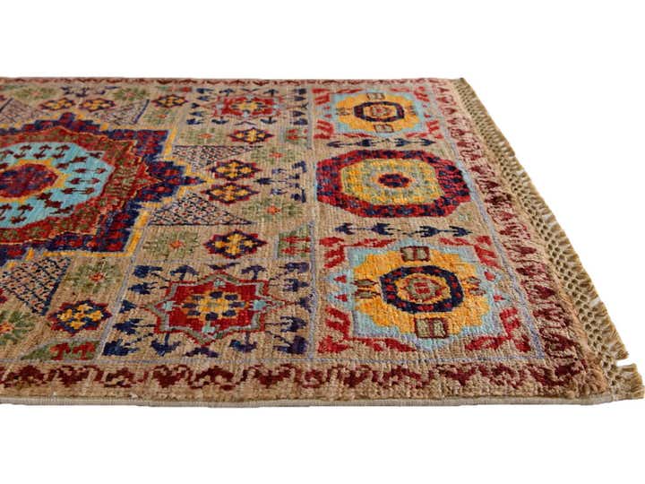 1' 11 x 2' 11 Hand Knotted Mamluk Ziegler Rug