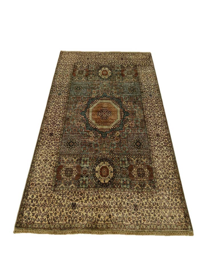 Detail image of 5' x 6' 5 Hand Knotted Mamluk Ziegler Rug