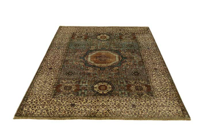 5' x 6' 5 Hand Knotted Mamluk Ziegler Rug