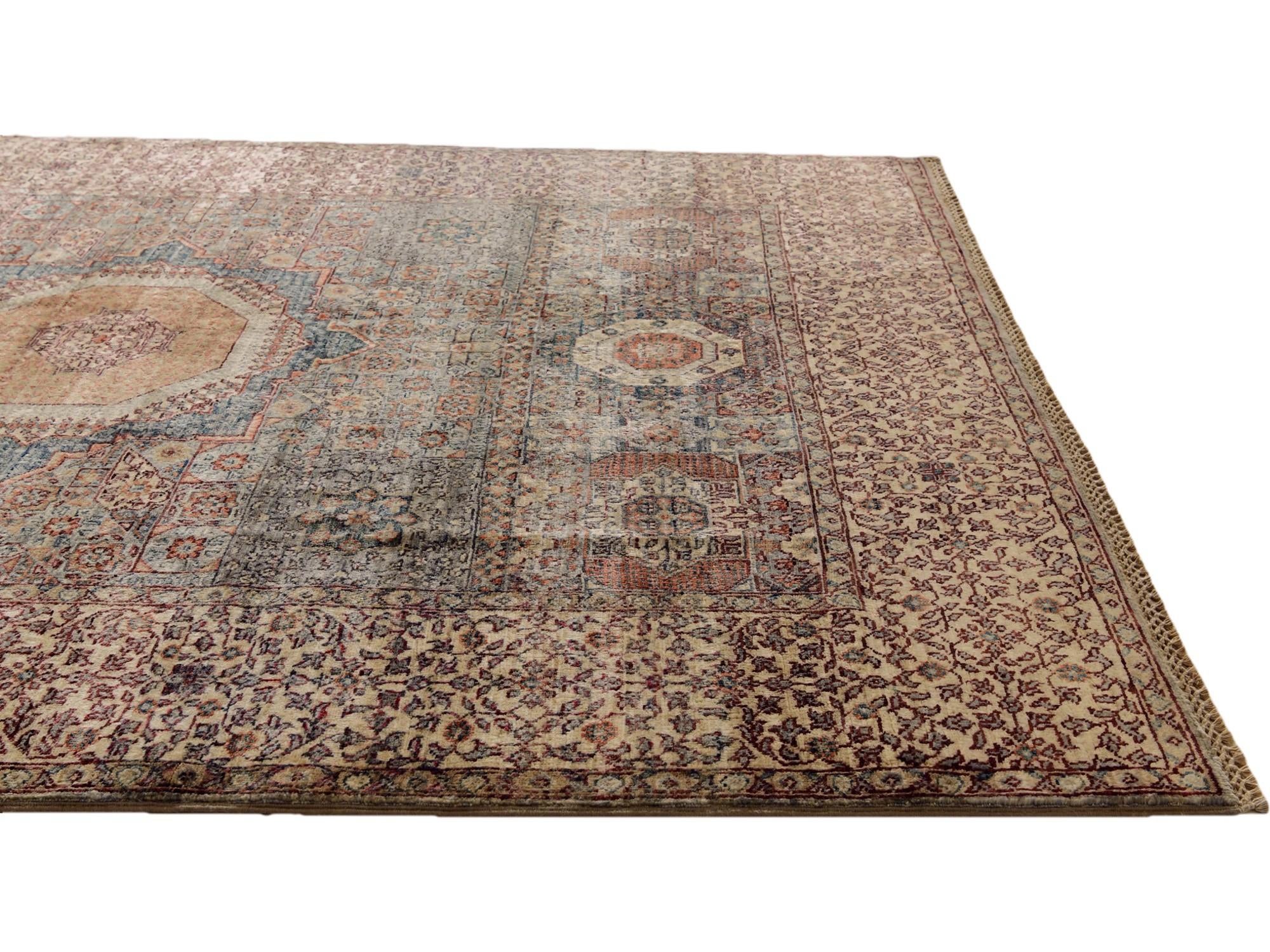 5' x 6' 5 Hand Knotted Mamluk Ziegler Rug