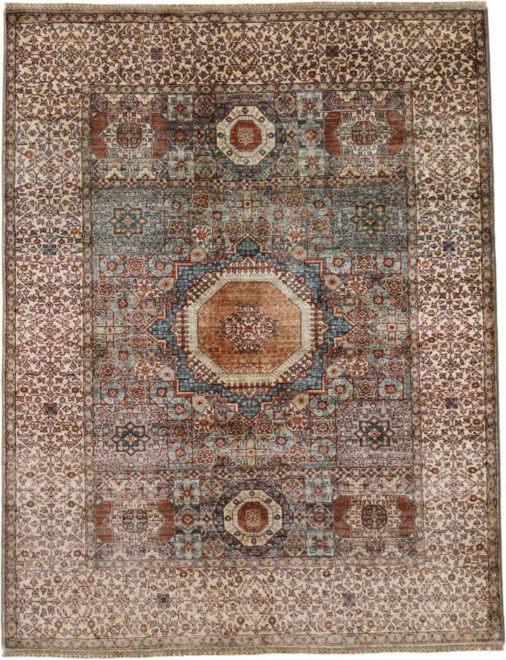 5' x 6' 5 Hand Knotted Mamluk Ziegler Rug
