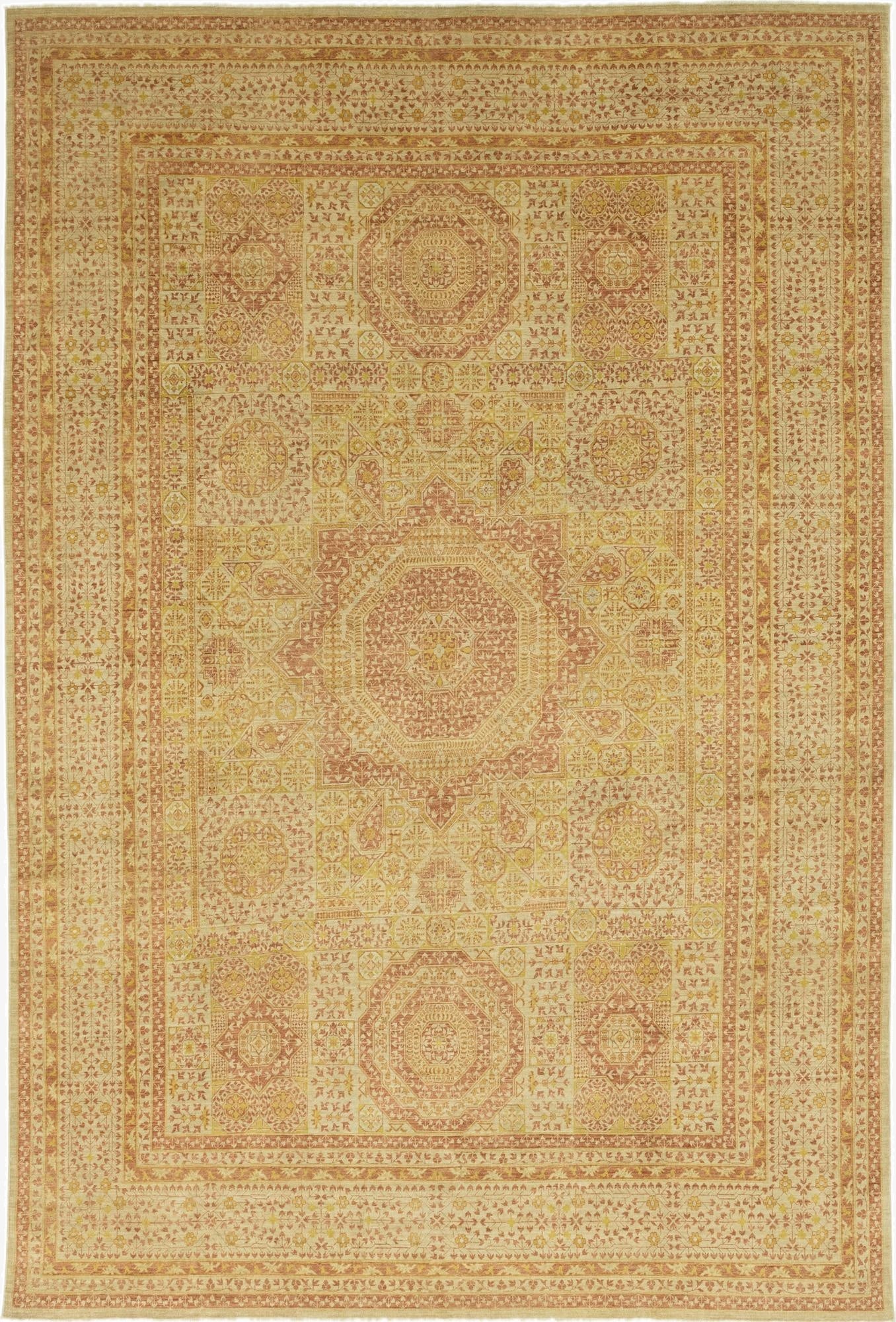 8' 8 x 13'  Hand Knotted Mamluk Ziegler Oriental Rug