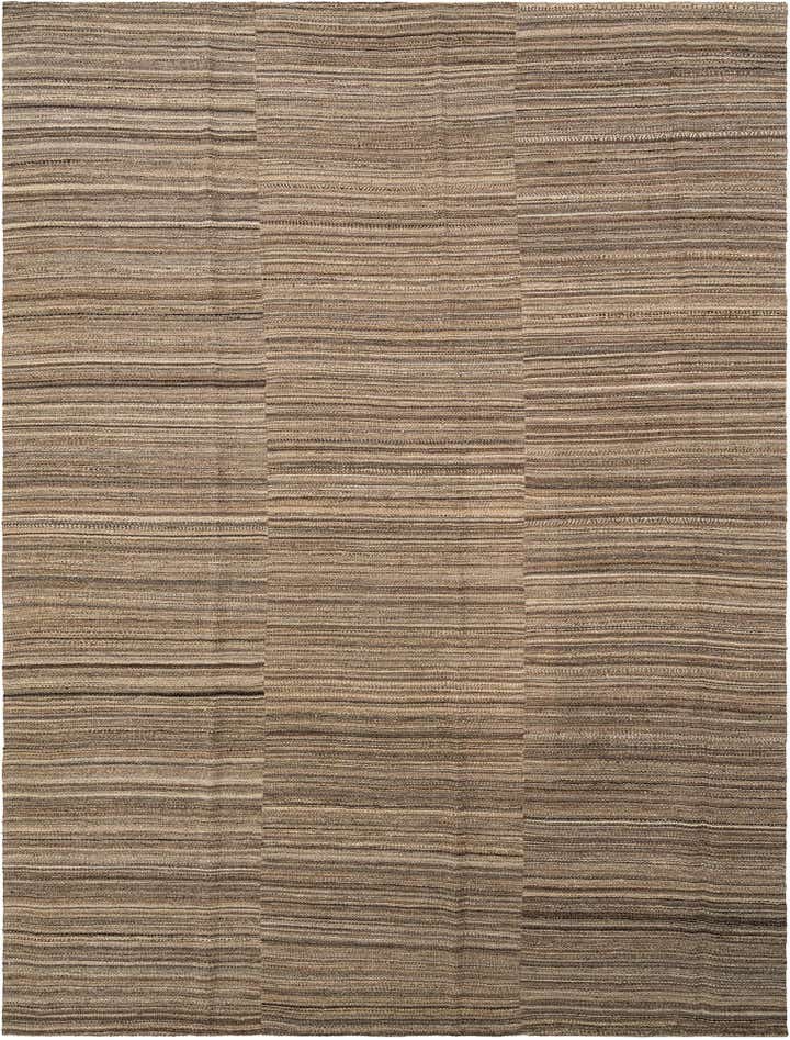 9' x 11' 11 Hand Knotted Marok Kilim Rug