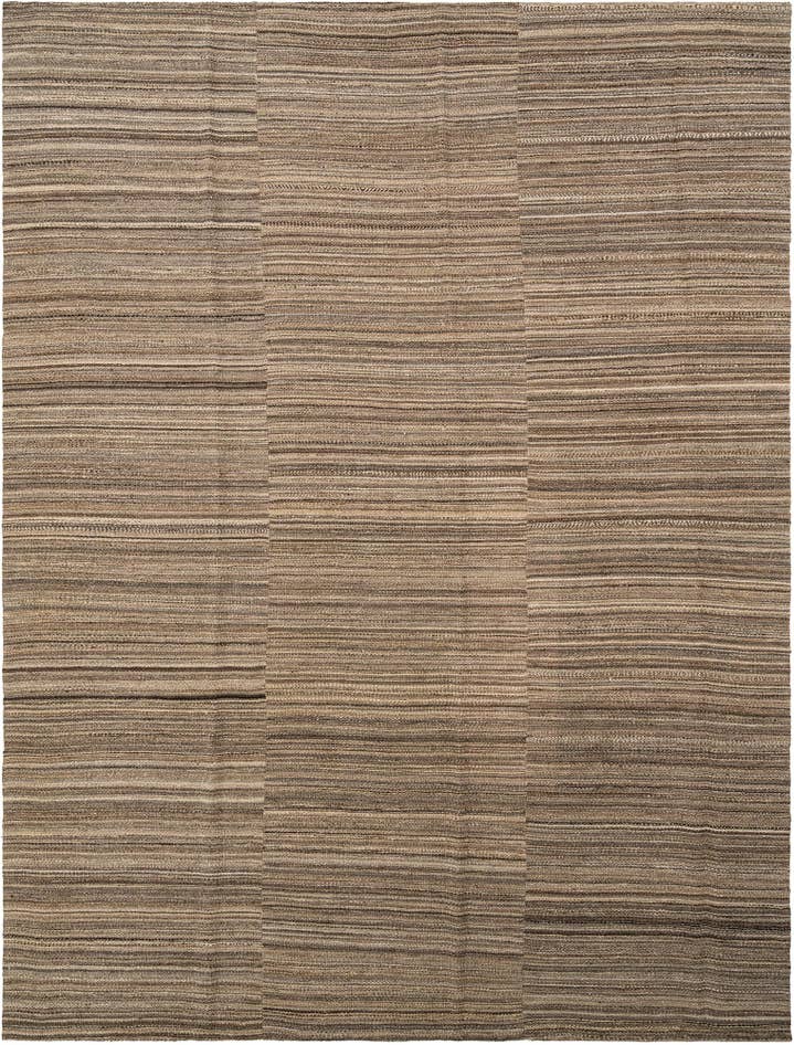Detail image of 9' x 11' 11 Hand Knotted Marok Kilim Rug