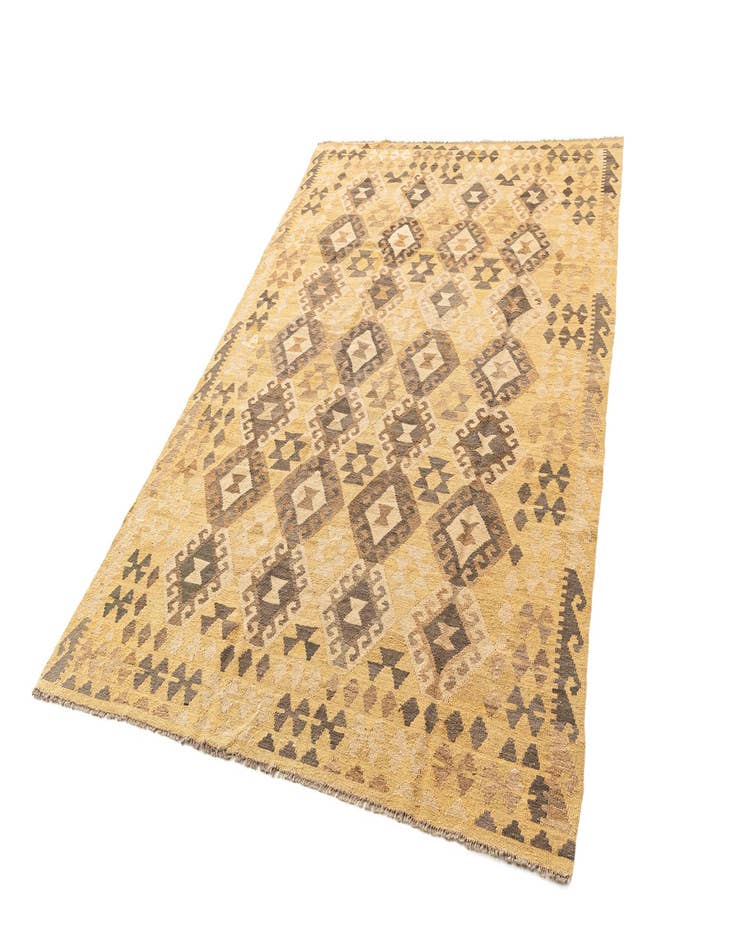 Detail image of 6' 6 x 9' 6  Hand Knotted Marok Kilim Rug