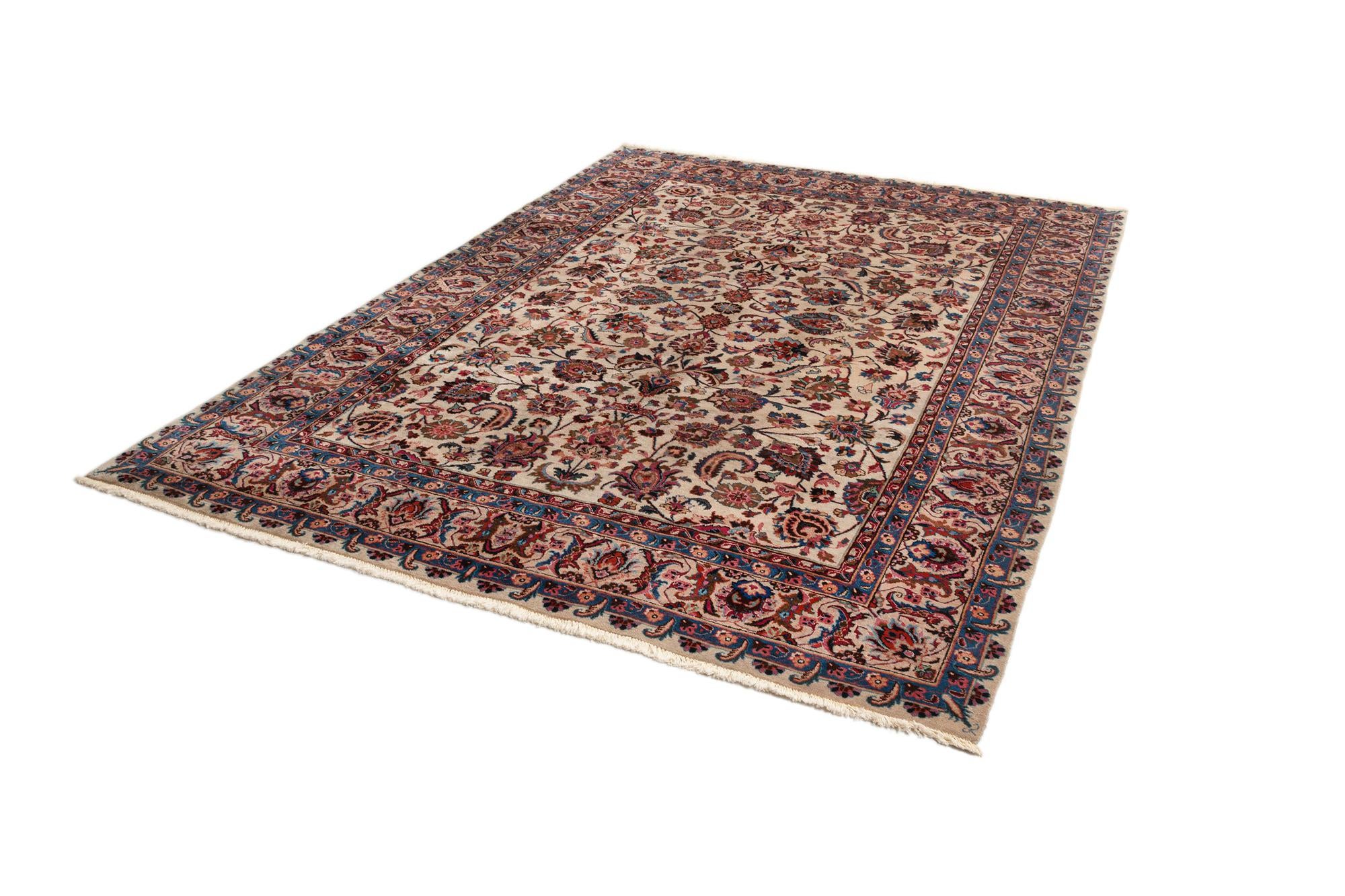 8' x 11' Mashad Wool Rug