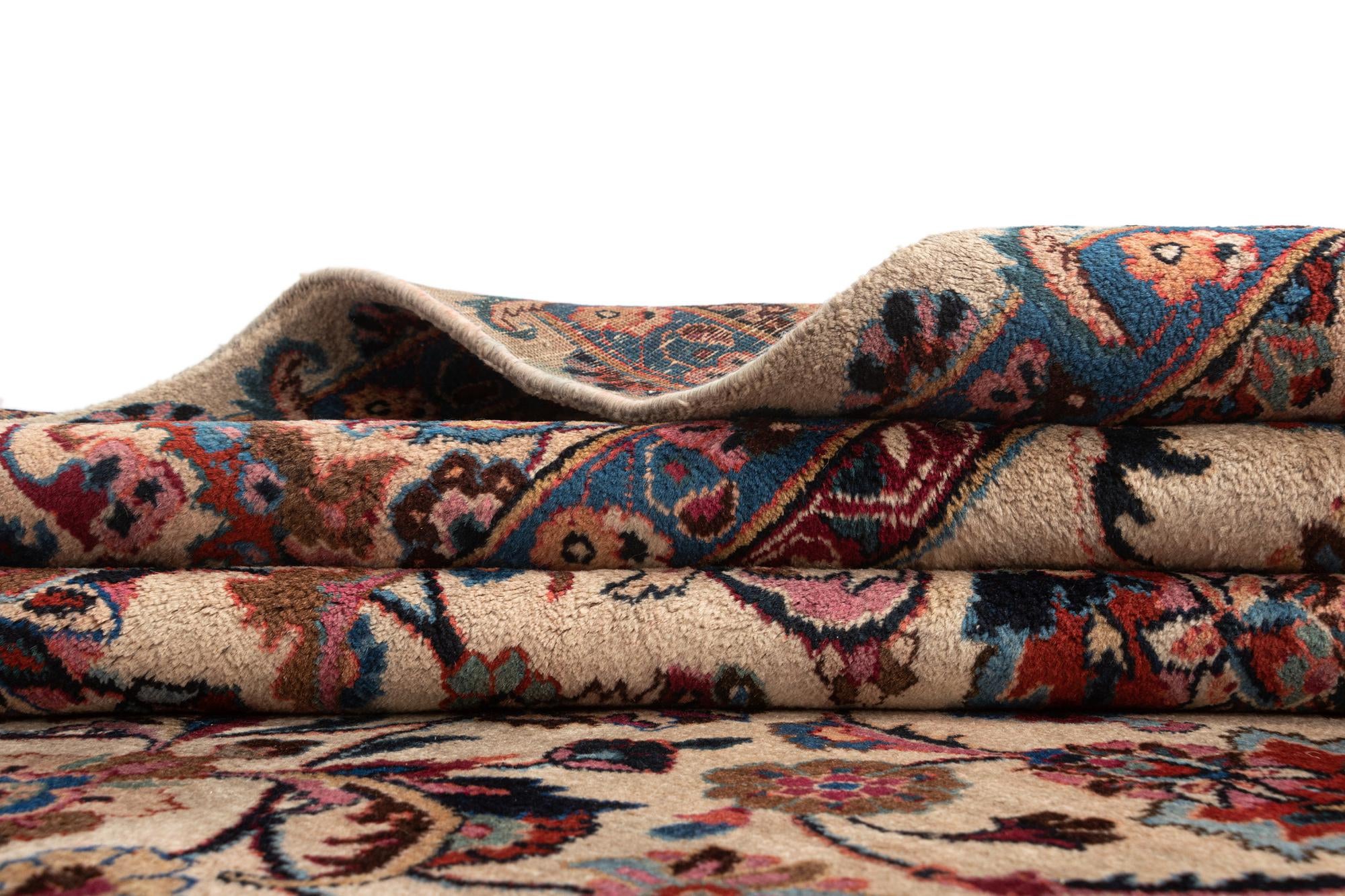 8' x 11' Mashad Wool Rug
