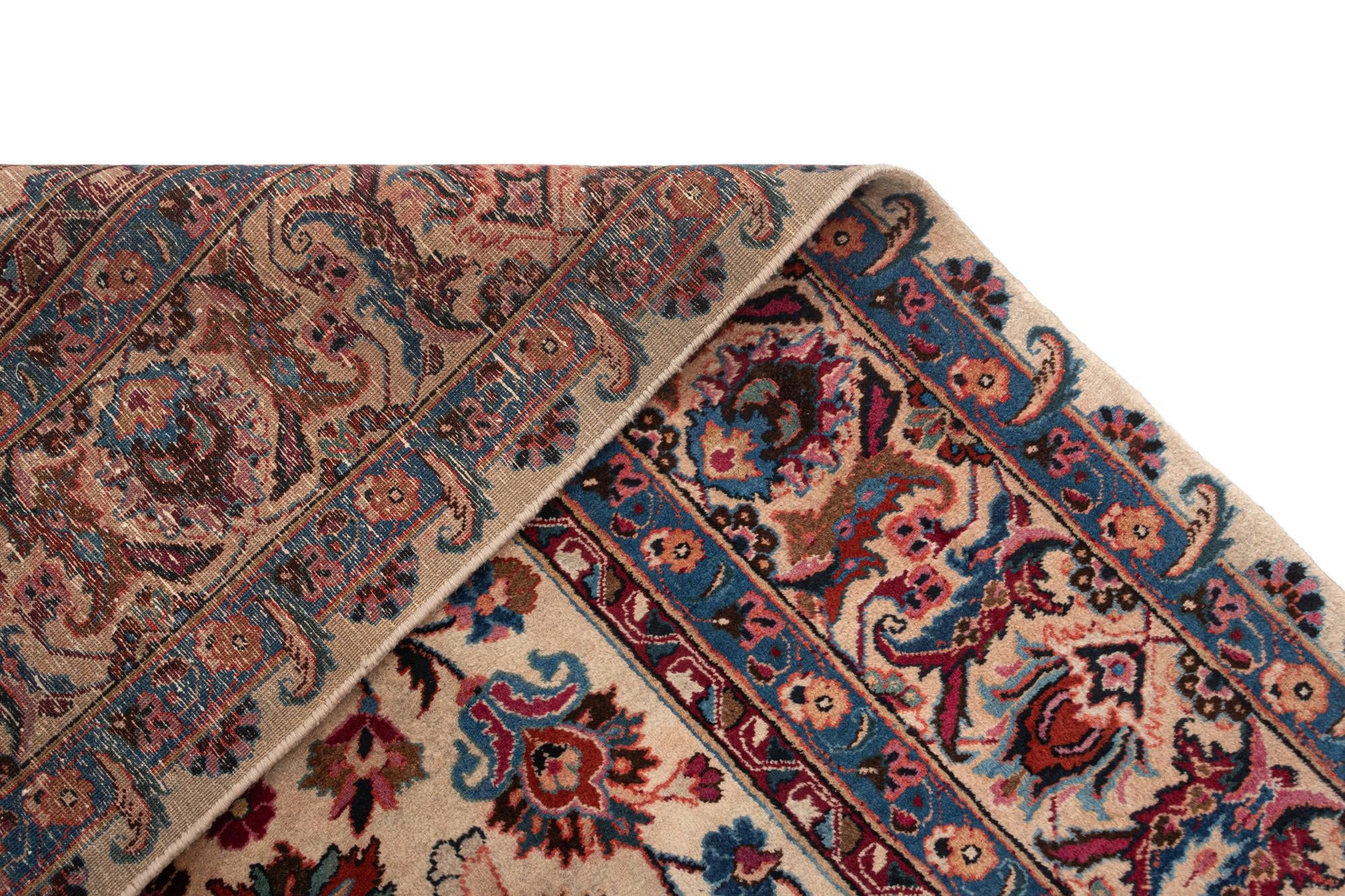 8' x 11' Mashad Wool Rug