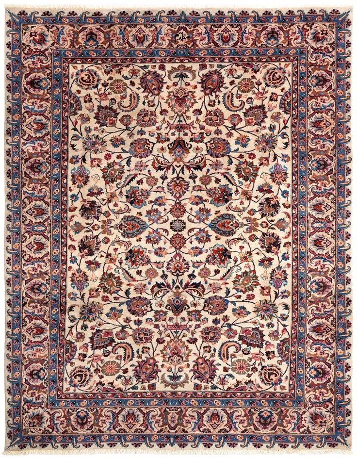 Detail image of 8' x 11' Mashad Wool Rug