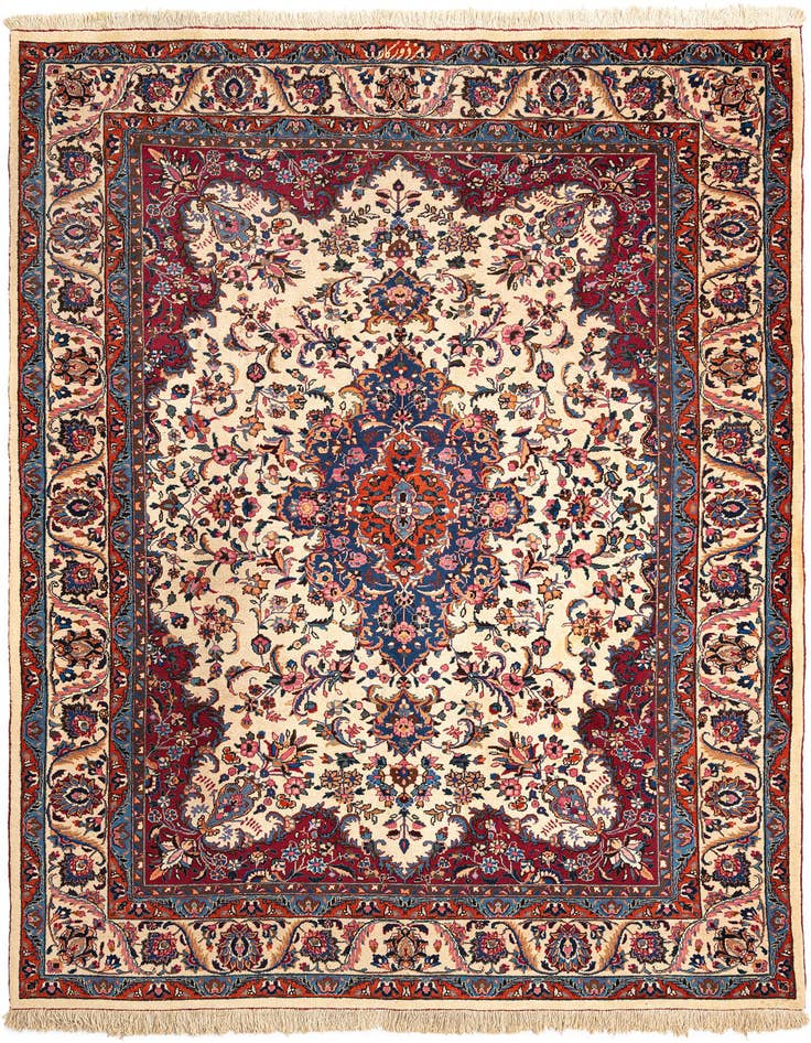 Detail image of 8' 2 x 11' 2 Mashad Wool Rug