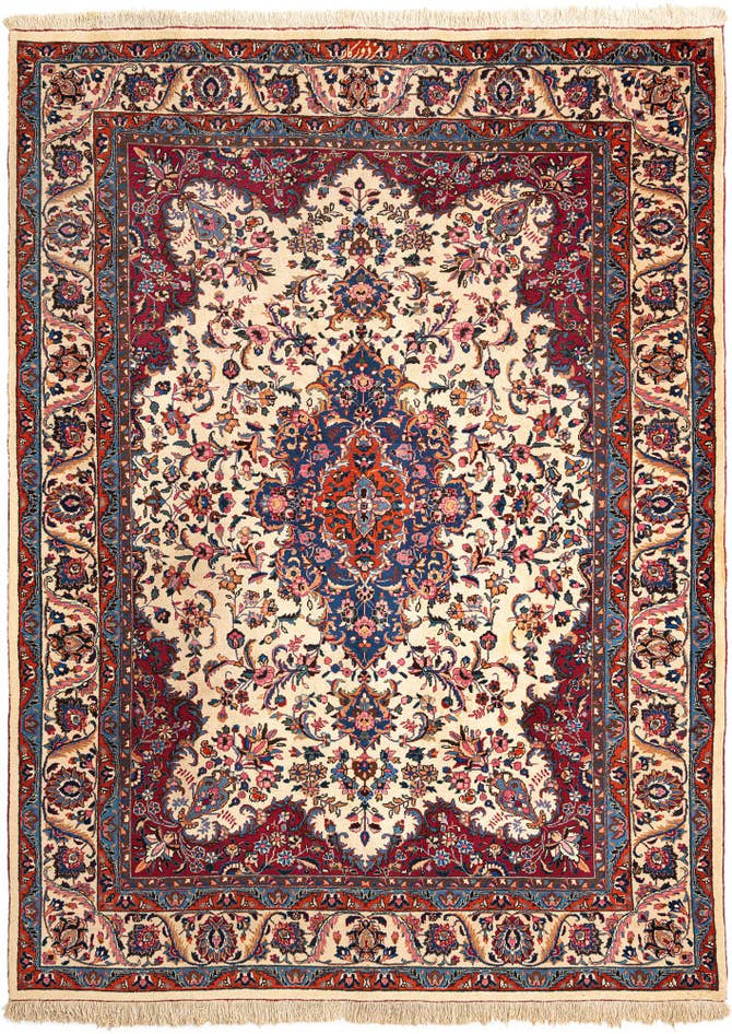 Detail image of 8' 2 x 11' 2 Mashad Wool Rug