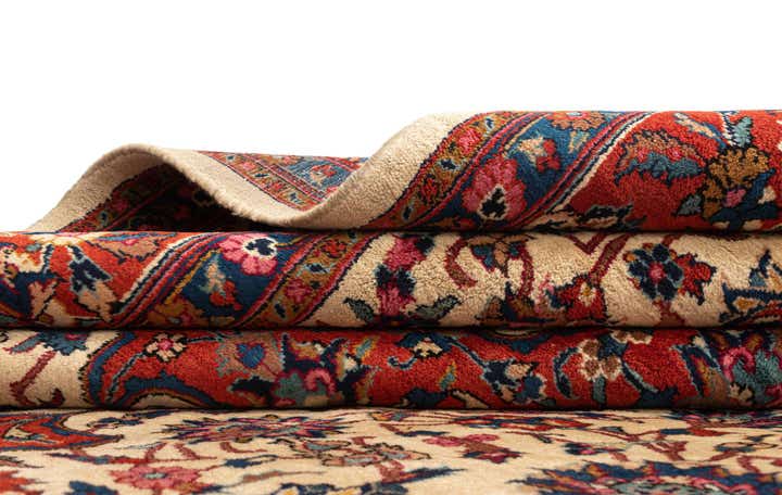 6' 8 x 9' 8 Mashad Wool Rug