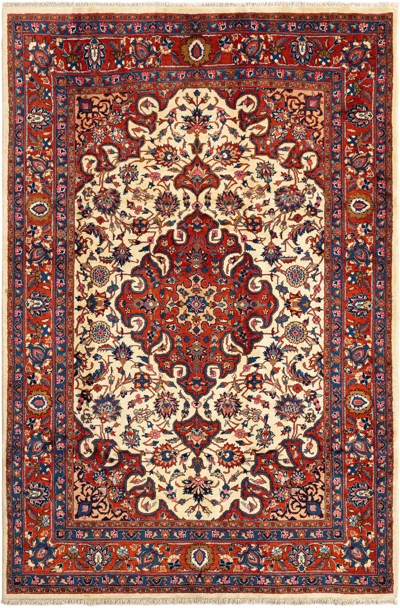 6' 8 x 9' 8 Mashad Wool Rug