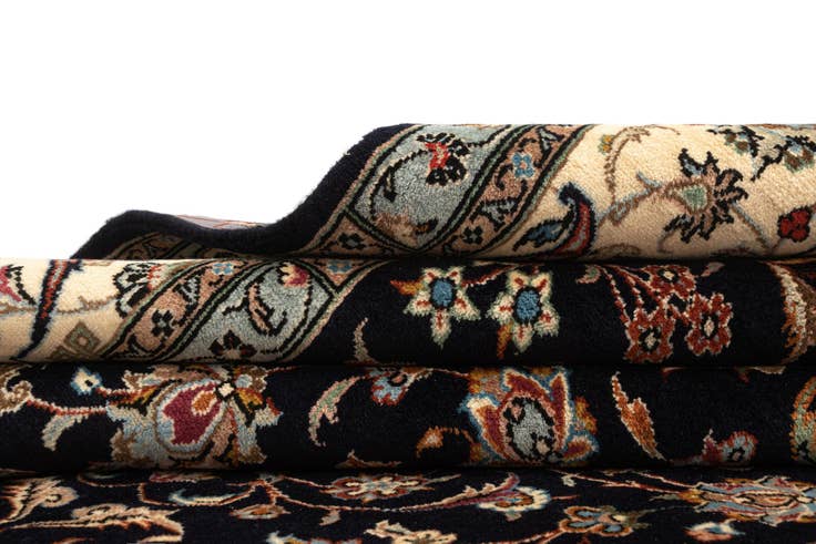 Detail image of 6' 7 x 9' 9 Mashad Wool Rug