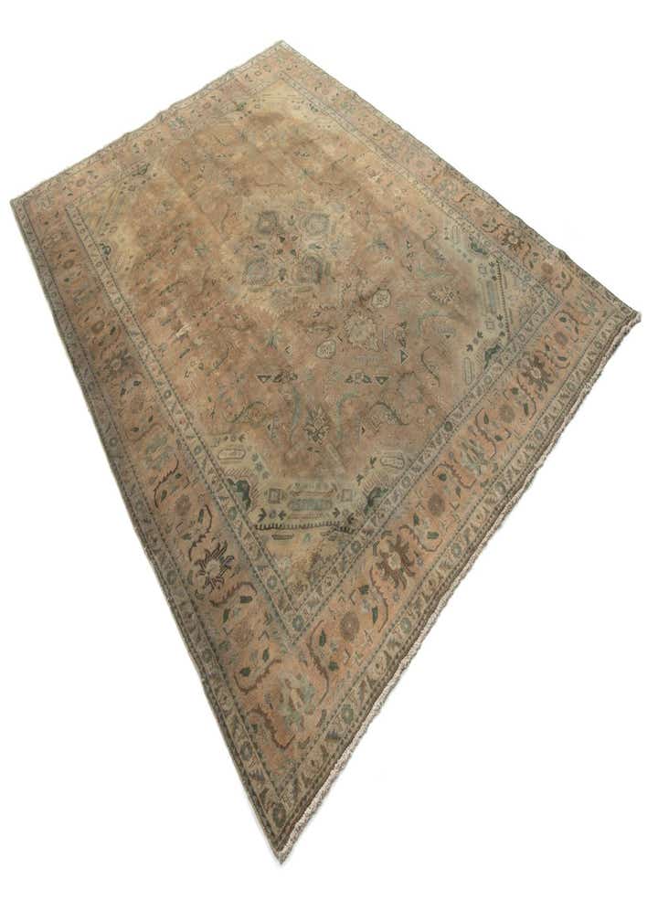 10' 2 x 12' 10 Hand Knotted Mashad Persian Wool Rug