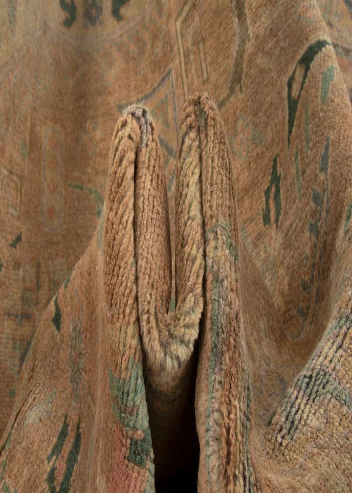 10' 2 x 12' 10 Hand Knotted Mashad Persian Wool Rug