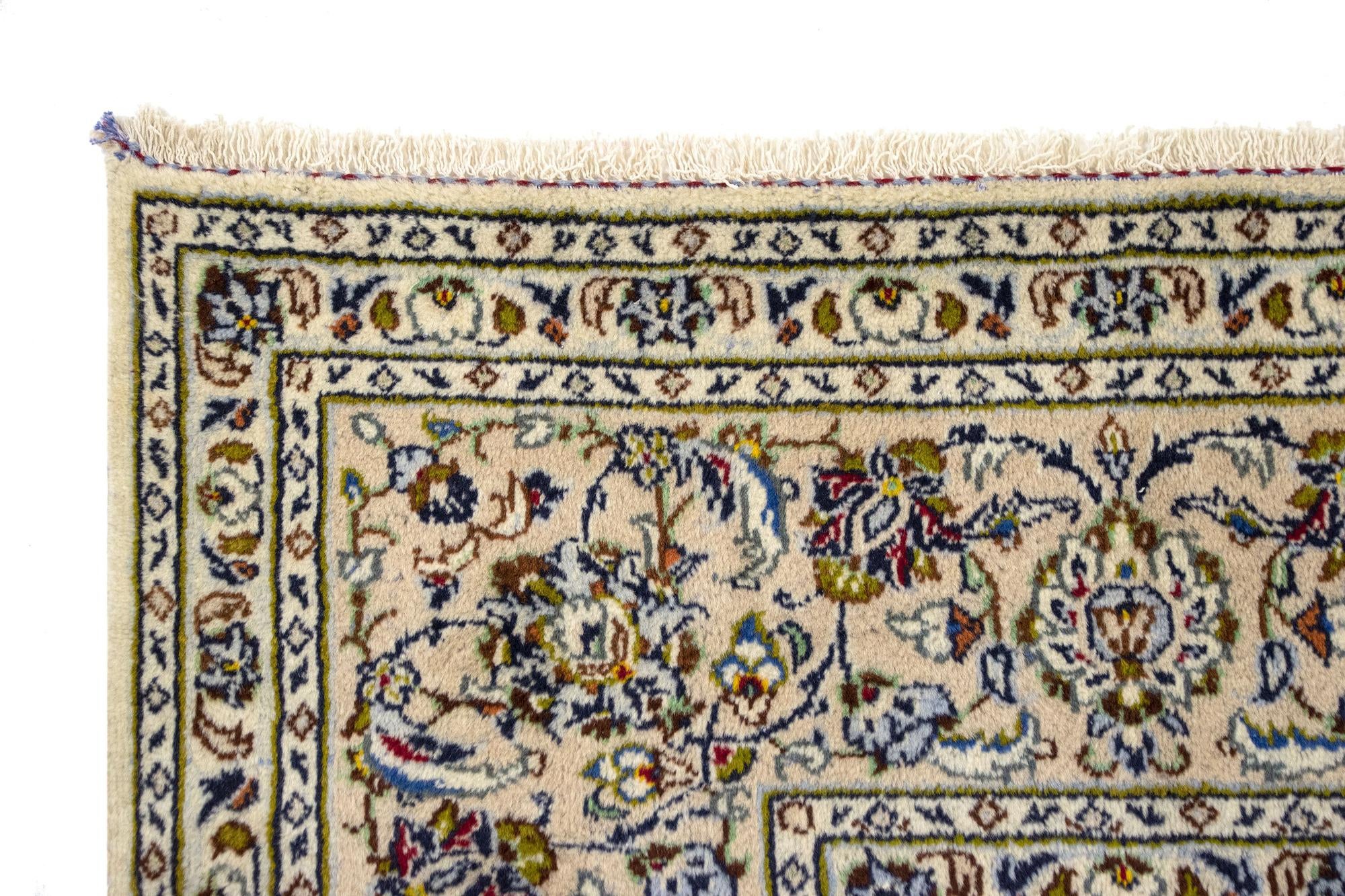 8' 1 x 11' 8 Hand Knotted Mashad Persian Wool Rug