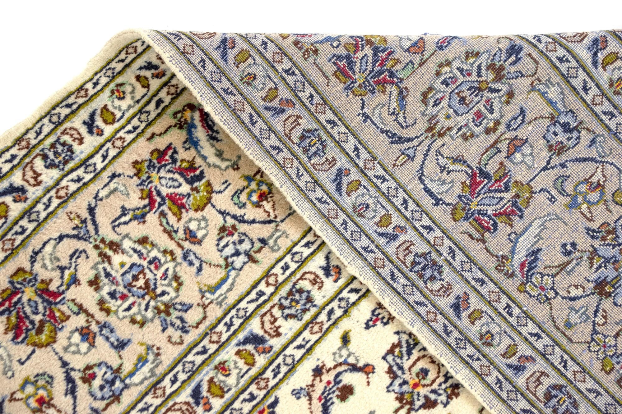 8' 1 x 11' 8 Hand Knotted Mashad Persian Wool Rug