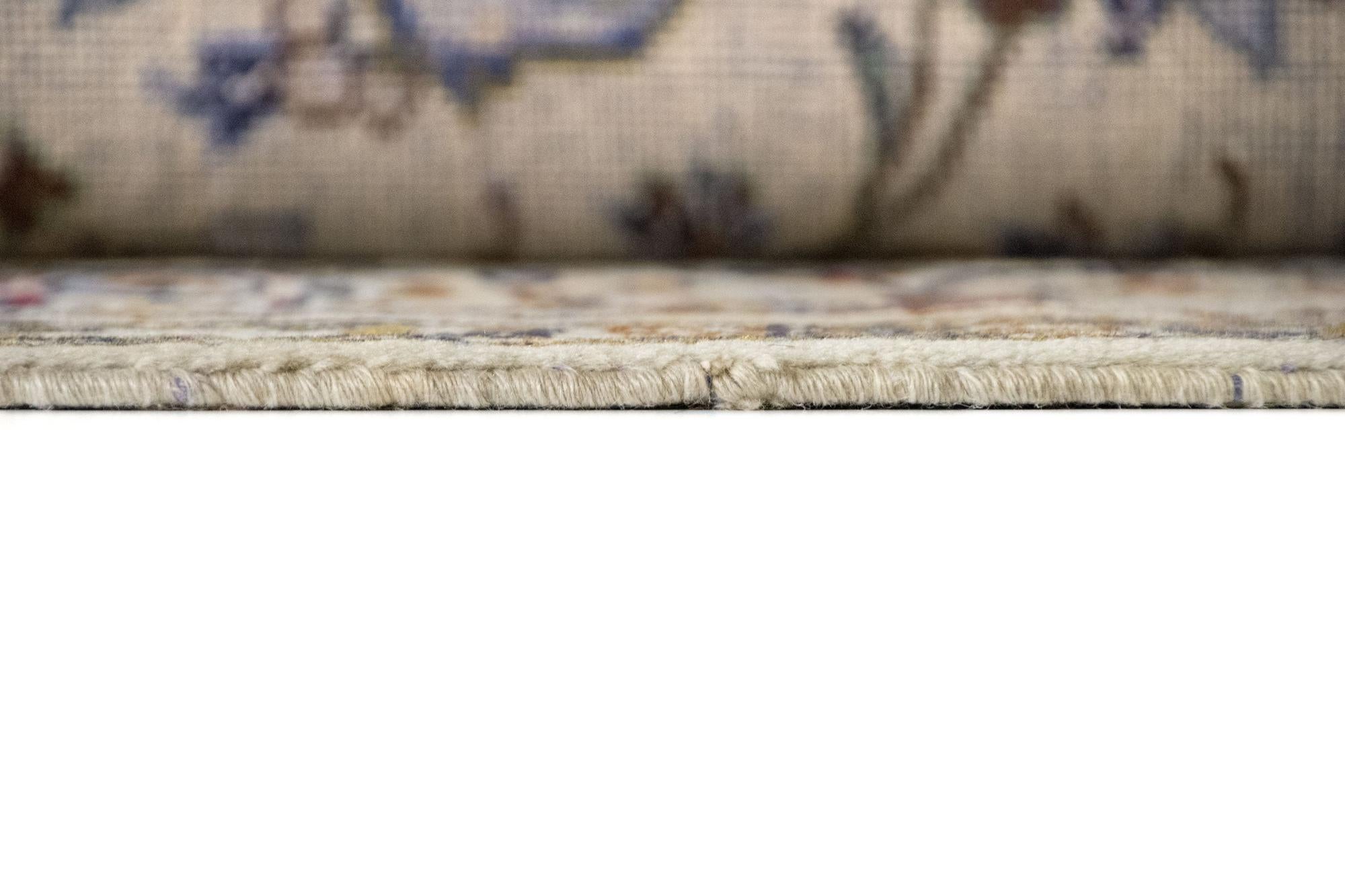 8' 1 x 11' 8 Hand Knotted Mashad Persian Wool Rug