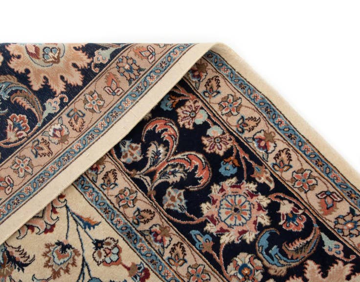 Detail image of 9' 10 x 12' 8 Hand Knotted Mashad Persian Wool Rug