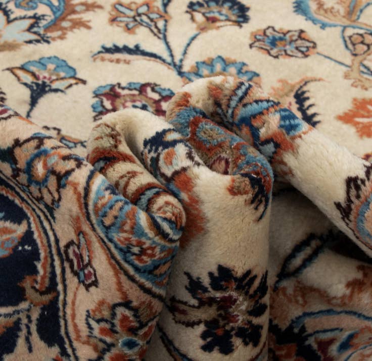 Detail image of 9' 10 x 12' 8 Hand Knotted Mashad Persian Wool Rug
