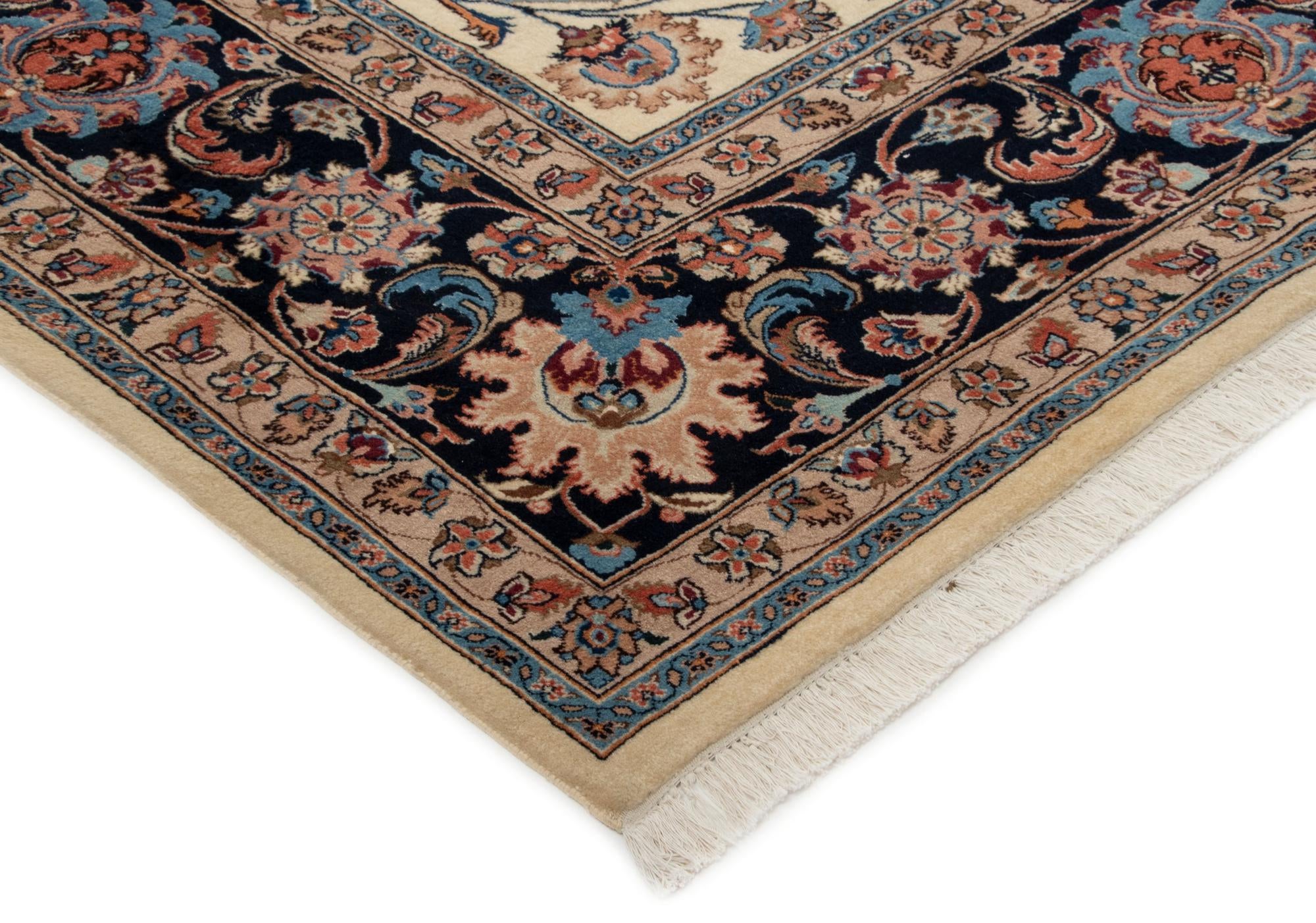 9' 10 x 12' 8 Hand Knotted Mashad Persian Wool Rug