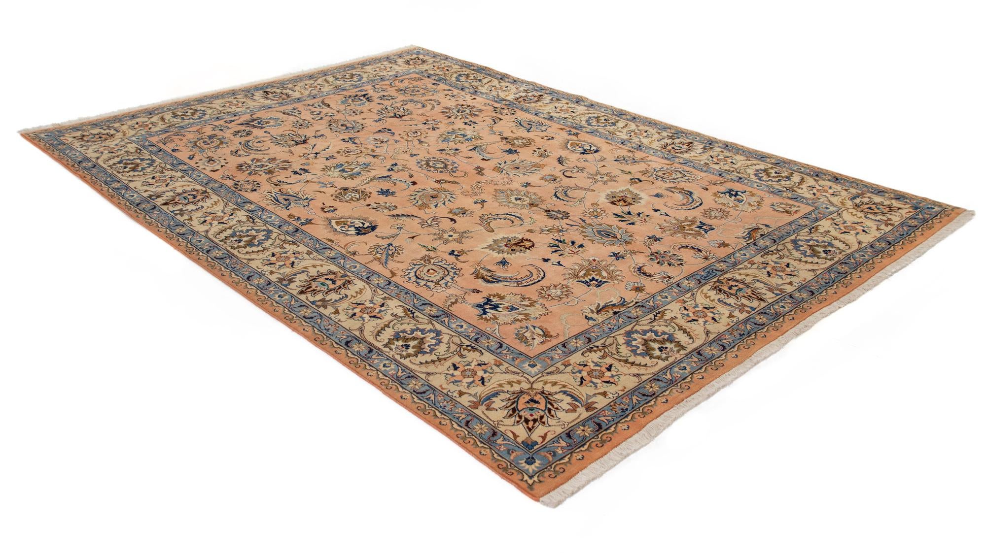 8' 11 x 11' 11 Hand Knotted Mashad Persian Rug