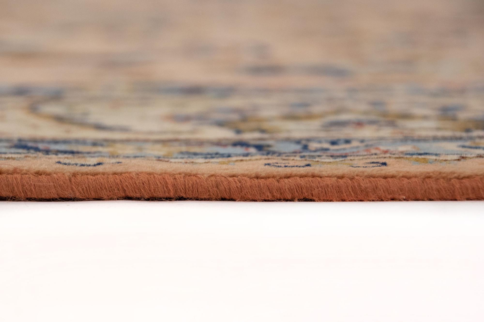 8' 11 x 11' 11 Hand Knotted Mashad Persian Rug