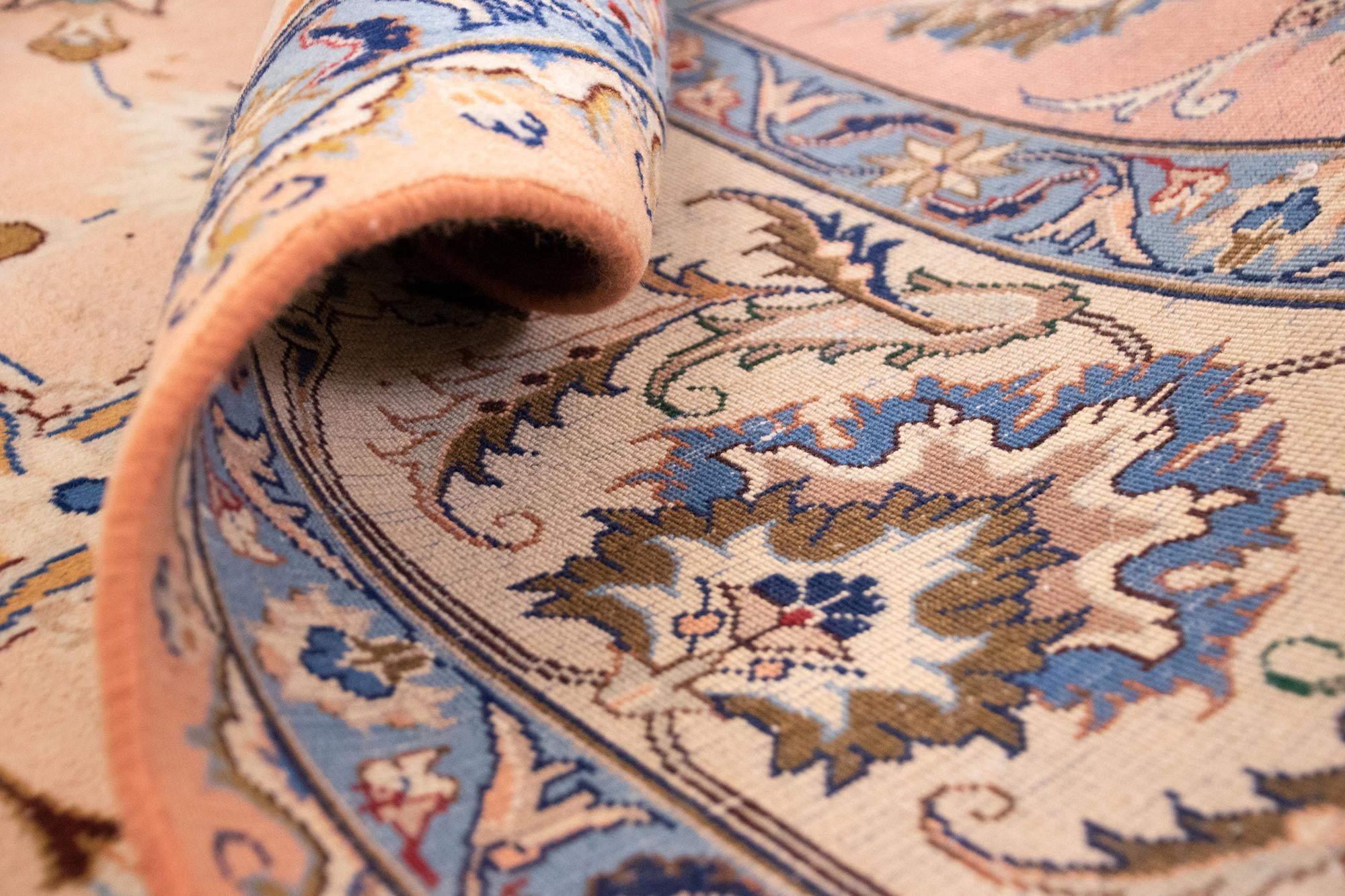 8' 11 x 11' 11 Hand Knotted Mashad Persian Rug