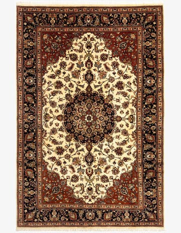 6' 6 x 9' 10 Mashad Wool Rug