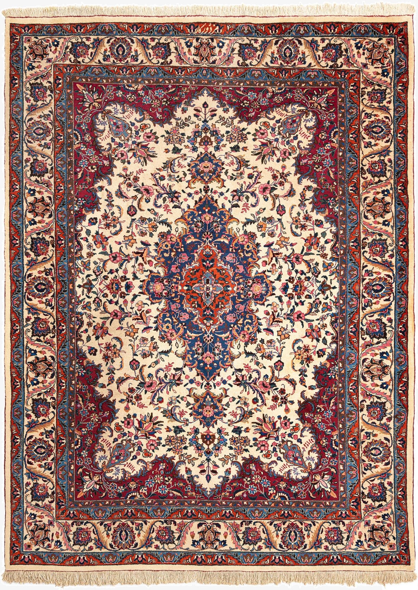 8' 2 x 11' 2 Mashad Wool Rug